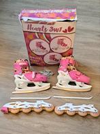 3 in 1 Schaatsen en inlineskates maat 30-33, compleet, ZGAN, Ophalen of Verzenden, Zo goed als nieuw, IJshockeyschaatsen, Nijdam