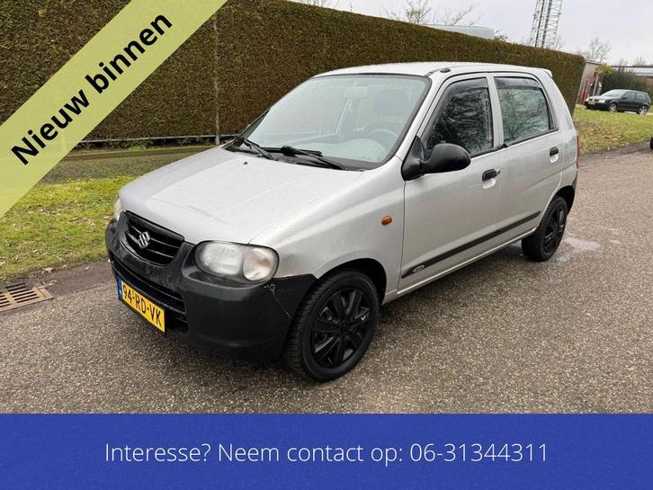 Suzuki Alto 1.1 16V 5d  2005 Grijs Nieuwe Apk, Auto's, Suzuki, Bedrijf, Alto, Metallic lak, Radio, Benzine, Euro 4, B, Hatchback