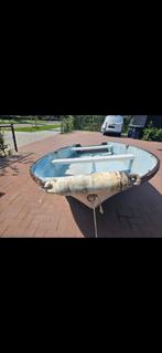 Blauwe motorboot, Watersport en Boten, Ophalen, Gebruikt, Motorboot