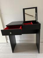 make up tafel Ikea Brimnes Zwart ZGAN: 70Lx42Dx77H cm, Huis en Inrichting, Tafels | Kaptafels, Ophalen, 50 tot 100 cm, Zo goed als nieuw