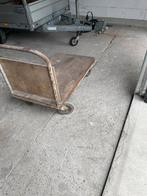 Te koop zware transport wagen met zware grote zwenkwielen, Ophalen of Verzenden, Gebruikt, Transportkar