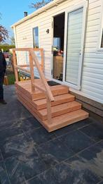 Douglashouten chalet opstap, Tinyhouse, caravan, pipowagen, Ophalen of Verzenden, Nieuw