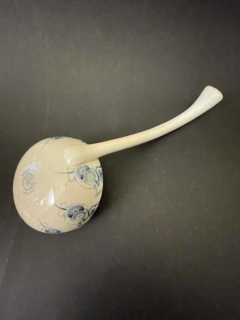 Sociëteit Ceramique Maestricht Thesi ( zeldzaam ) soeplepel., Ophalen of Verzenden