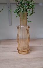 Amberkleurige vintage lampekap., Huis en Inrichting, Ophalen of Verzenden, Zo goed als nieuw, Rond, Minder dan 25 cm