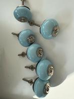 Set van 6 Lichtblauwe Kastknopjes, Ophalen of Verzenden, Nieuw