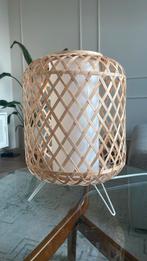 Lamp bamboo, Beige, Rond, Ophalen of Verzenden, Zo goed als nieuw