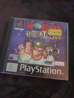 Worms world party, Spelcomputers en Games, Games | Sony PlayStation 1, Vanaf 3 jaar, Ophalen of Verzenden, 3 spelers of meer, Zo goed als nieuw