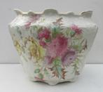 schitterende art nouveau bloempot met kleurrijke distels, Antiek en Kunst, Verzenden