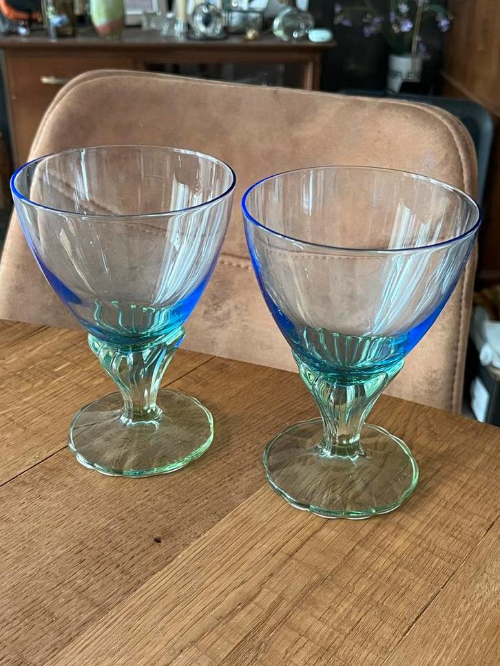 Bormioli Zeemeermin IJs- & Cocktailglazen - 2 Stuks, Antiek en Kunst, Antiek | Glas en Kristal, Ophalen of Verzenden