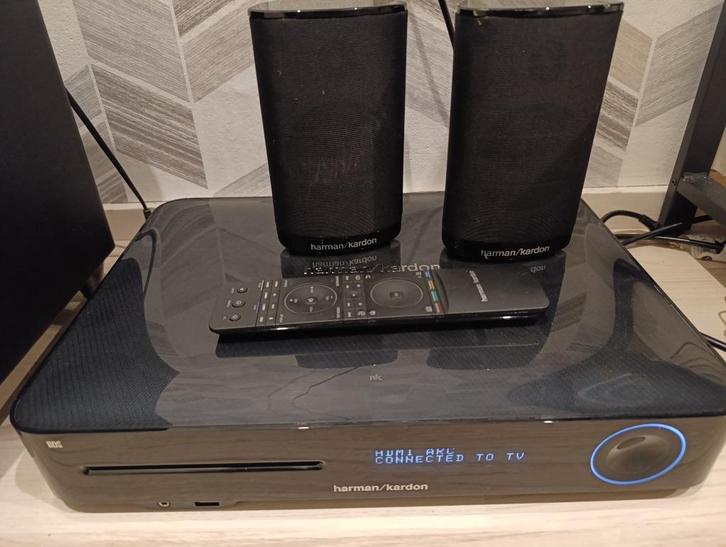 Harman Kardon BDS-280 Blu-ray audiosysteem , Audio, Tv en Foto, Home Cinema-sets, Zo goed als nieuw, Blu-ray-speler, 2.1-systeem