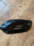 Vespa sprint/primavera glans zwarte 4v uitlaat hitteschild, Fietsen en Brommers, Brommeronderdelen | Scooters, Ophalen, Gebruikt