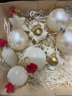 Vintage setje kerstballen, Diversen, Kerst, Ophalen of Verzenden, Zo goed als nieuw