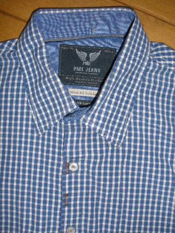PME PALL MALL bloes blauw wit ruit maat XXL - nieuw - beschikbaar voor biedingen