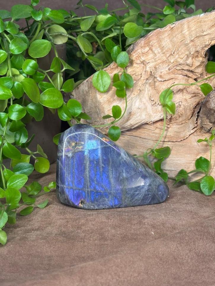 Paarse Labradoriet, Verzamelen, Mineralen en Fossielen, Mineraal, Ophalen of Verzenden