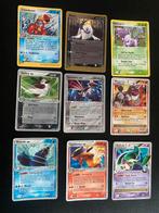 Oude glimmende pokemon kaarten, Hobby en Vrije tijd, Ophalen of Verzenden, Gebruikt, Meerdere kaarten