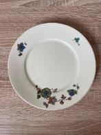 1 Ontbijtbord met bloemdecor, Overige materialen, Gebruikt, Ophalen of Verzenden, Bord(en)