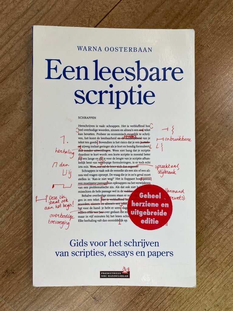Een leesbare scriptie - Warna Oosterbaan, Boeken, Studieboeken en Cursussen, Ophalen of Verzenden, Alpha, Zo goed als nieuw