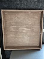 Houten Dienblad - 70x70 cm, Huis en Inrichting, Woonaccessoires | Dienbladen, Ophalen of Verzenden, Gebruikt, Vierkant, Hout