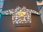 Leuke camouflage hoodie maat 86, Kinderen en Baby's, Babykleding | Maat 86, Ophalen of Verzenden, Gebruikt, Jongetje, Shirtje of Longsleeve