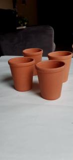 4 kleine hoge bloempotjes voor kruiden-kweken/plant-stekjes, Ophalen, Nieuw, Balkon, Overige vormen