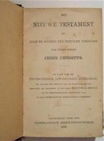 Goud geneden  antieke  BIJBEL  Eerste testament  uit 1893, Antiek en Kunst, Antiek | Boeken en Bijbels, Ophalen of Verzenden