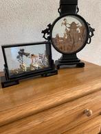 Oosterse kurkkunst, miniatuur, diorama, 15 en 25 euro, Antiek en Kunst, Curiosa en Brocante, Ophalen