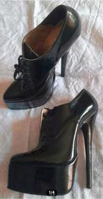 Oxford pumps high heels hoge hakken. Maat 37., Kleding | Dames, Schoenen, Ophalen, Zo goed als nieuw, Zwart