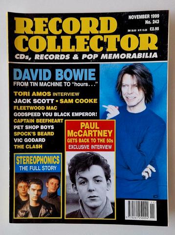Record Collector 1999 oa David Bowie 12 pgs. beschikbaar voor biedingen