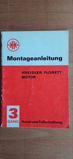 Montagehandleiding  Kreidler florett 3versn., Ophalen of Verzenden, Gebruikt