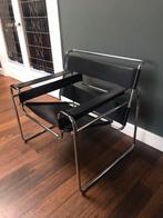 Knoll Marcel Breuer Wassily B3 chair, Huis en Inrichting, Stoelen, Ophalen, Zwart, Leer, Zo goed als nieuw