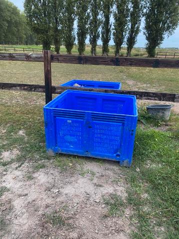 Palletbox slowfeeder hooibak 2 stuks beschikbaar voor biedingen