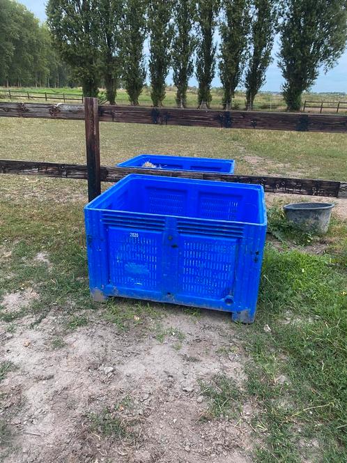 Palletbox slowfeeder hooibak 2 stuks, Dieren en Toebehoren, Stalling en Weidegang