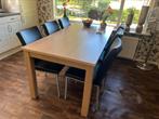 Tafel met 6 stoelen., Huis en Inrichting, Ophalen, Gebruikt, 4 tot 6 stoelen