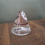 Vintage kegel presse papier / paperweight, Antiek en Kunst, Antiek | Glas en Kristal, Ophalen of Verzenden