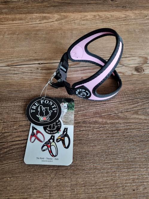 nieuw roze / zwart tre ponti tuig maat 3 of 3.5, Dieren en Toebehoren, Hondenriemen, Nieuw, Ophalen of Verzenden