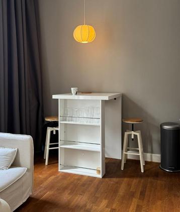 Witte Bartafel met Krukken