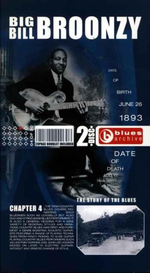 2-Cd Big Bill Broonzy-Mississippi River Blues/See See Rider$, Cd's en Dvd's, Cd's | Jazz en Blues, Nieuw in verpakking, Blues