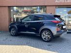 Hyundai KONA 1.6 GDI HEV Premium Sky | Apple/ android carpla, Auto's, 12 maanden, Gebruikt, Zwart, Zwart