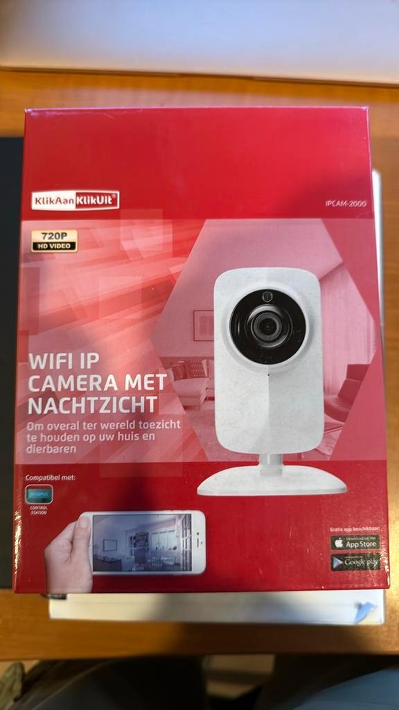 KlikAanKlikUit IP Camera - IPCAM-2000, Audio, Tv en Foto, Videobewaking, Nieuw, Binnencamera, Ophalen of Verzenden