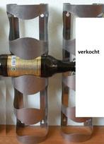 Wijnrekje voor 4 flessen., Ophalen of Verzenden, Zo goed als nieuw, Minder dan 5 flessen, Metaal