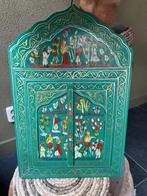Marokkaans handbeschilderd spiegel handwerk oosters xxl, Huis en Inrichting, Woonaccessoires | Spiegels, Ophalen of Verzenden