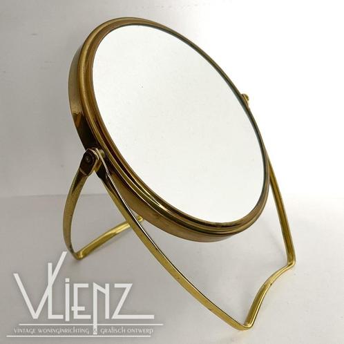 Midcentury, vintage messing Frasco make-up spiegel, scheer, Verzamelen, Retro, Huis en Inrichting, Ophalen of Verzenden