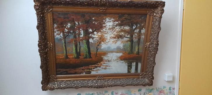 Landschap schilderij, Antiek en Kunst, Kunst | Schilderijen | Klassiek, Ophalen