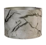 Lampenkap marble marmer bruin beige fluweel velvet velours, Huis en Inrichting, Lampen | Lampenkappen, 25 tot 50 cm, Rond, Ophalen of Verzenden