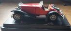Mercedes-Benz SSK Jaar 1928 rood 1:18 Bburago, Ophalen of Verzenden, Zo goed als nieuw, Auto, Bburago