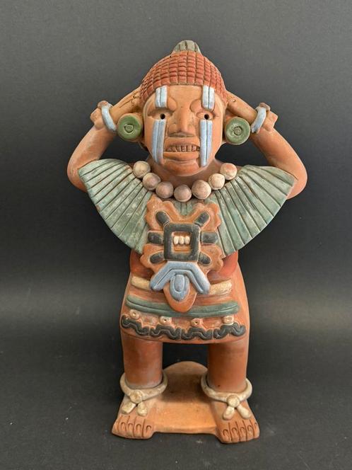 Pre Columbiaans beeld Aztec Azteken, Antiek en Kunst, Antiek | Keramiek en Aardewerk, Verzenden