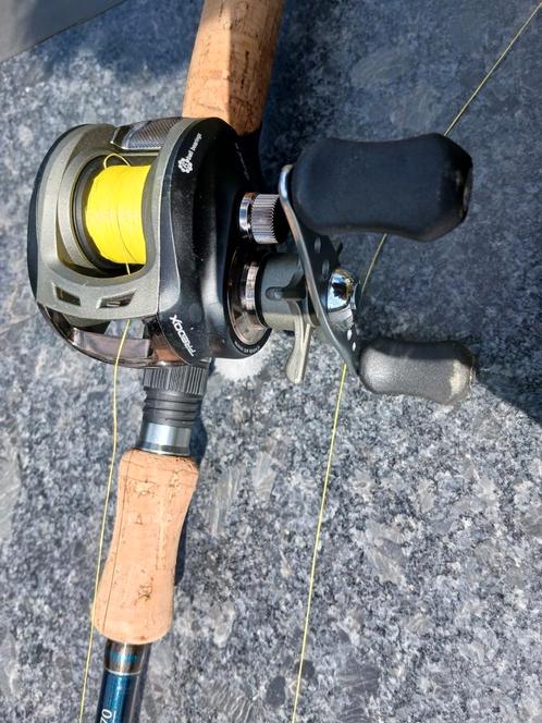 Predox intense reel, cast set ,270 cm super snoekset!!, Watersport en Boten, Hengelsport | Roofvissen, Zo goed als nieuw, Werphengel