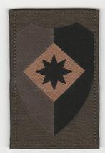 Embleem 1ste Legerkorps (Gevecht Tenue),, Embleem of Badge, Nederland, Ophalen of Verzenden, Landmacht