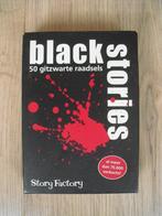 Black Stories 50 gitzwarte raadsel detective kaartspel, Vijf spelers of meer, Ophalen of Verzenden, Zo goed als nieuw, Story Factory