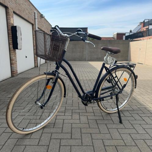 Damesfiets Elops 520, Fietsen en Brommers, Fietsen | Dames | Damesfietsen, Zo goed als nieuw, Overige merken, (Extra) lage instap